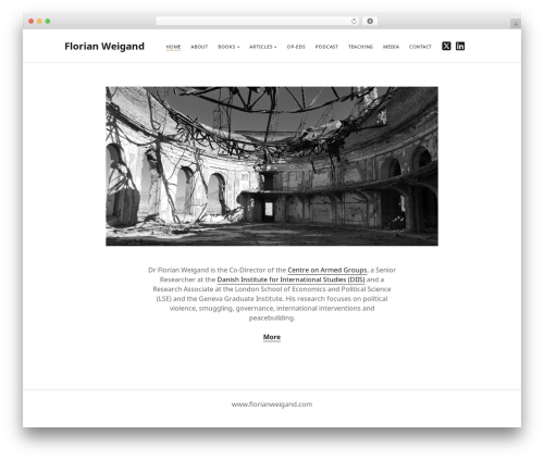 WordPress theme Founder - florianweigand.com