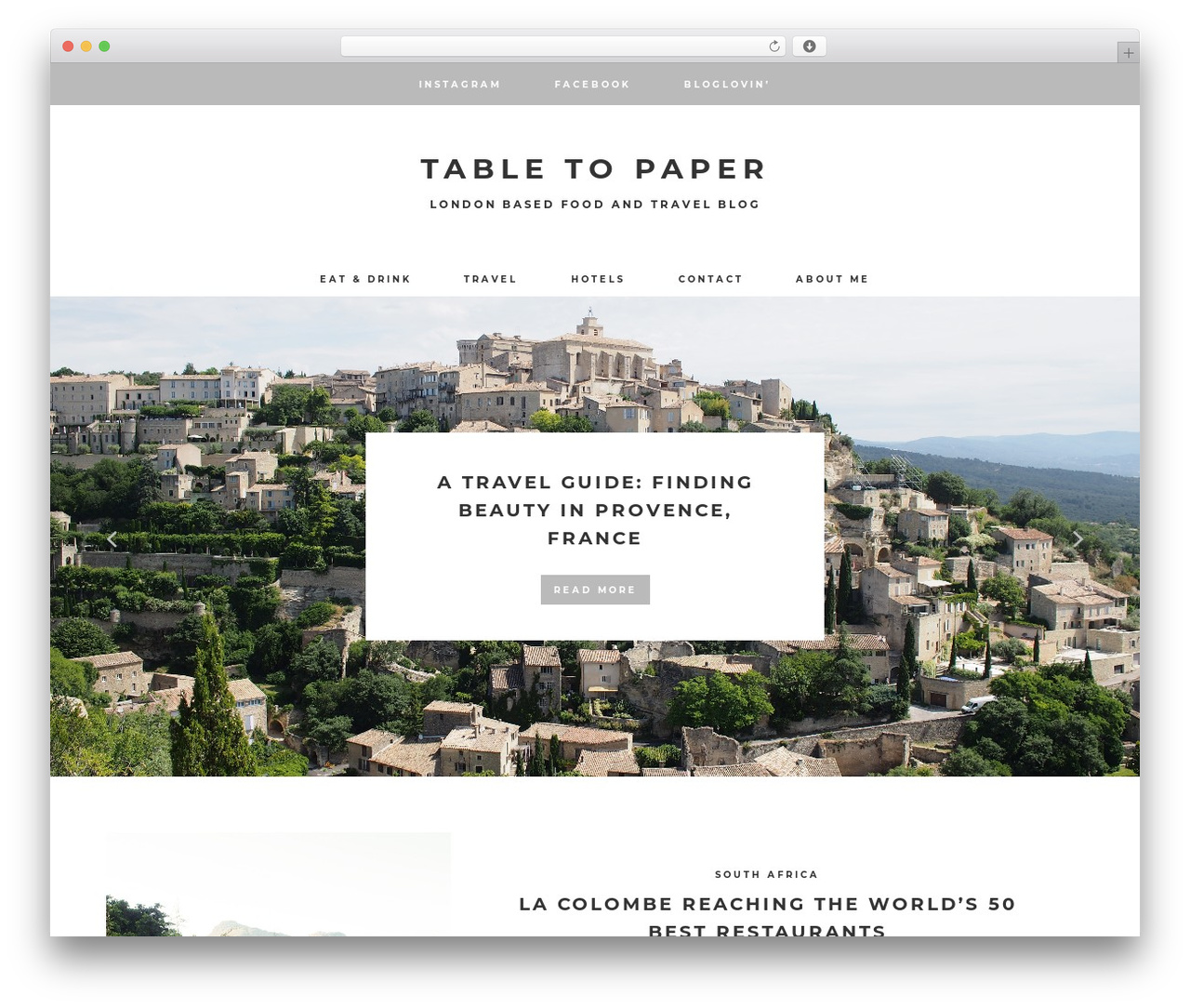WordPress theme Monstera - tabletopaper.com