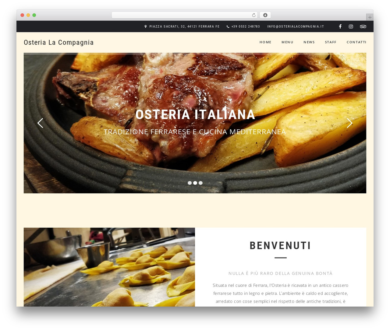 WordPress theme Spoon - osterialacompagnia.it WordPress theme Spoon - osterialacompagnia.it