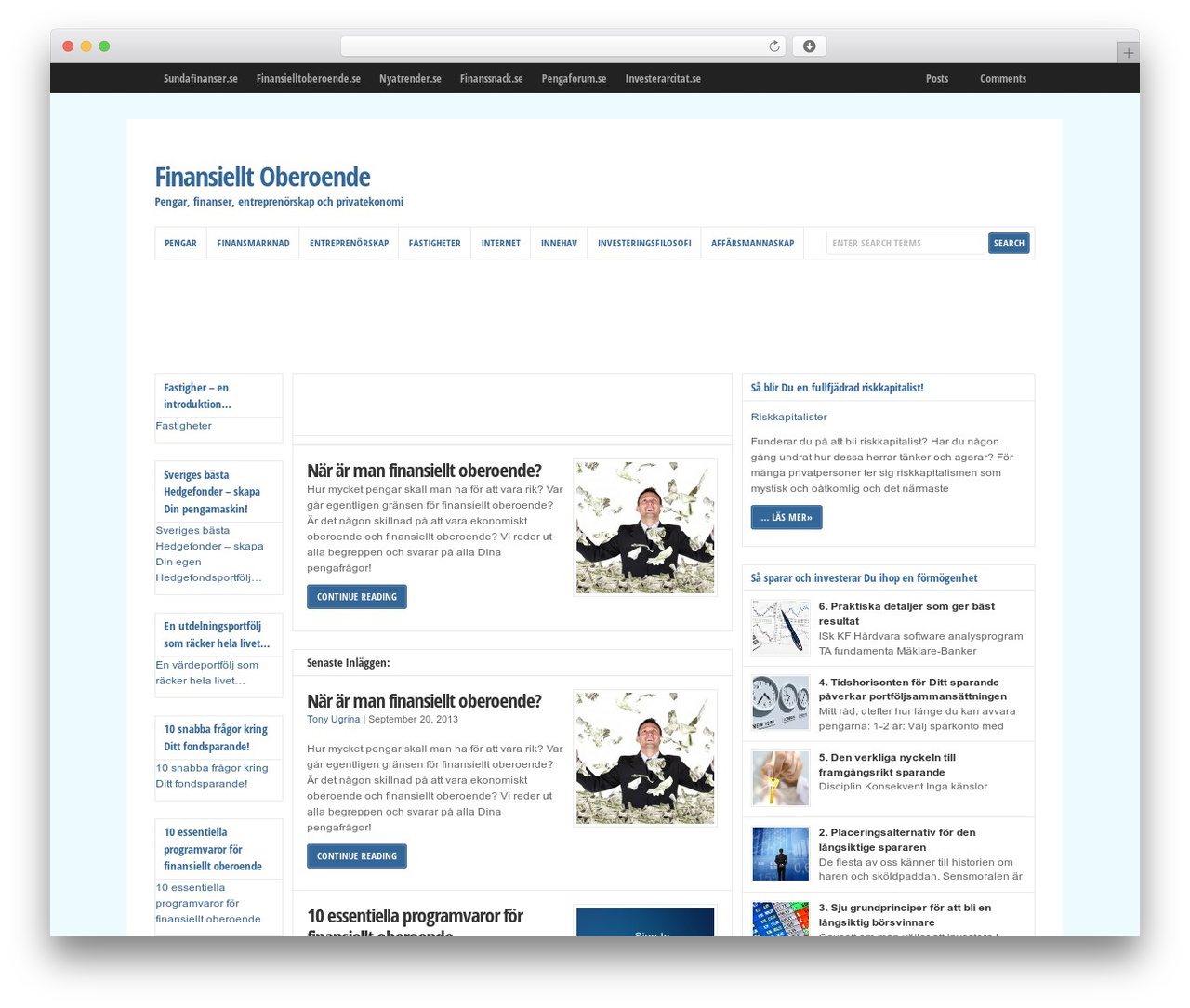 WP-Clear WordPress theme design - finansielltoberoende.se WP-Clear WordPress theme design - finansielltoberoende.se