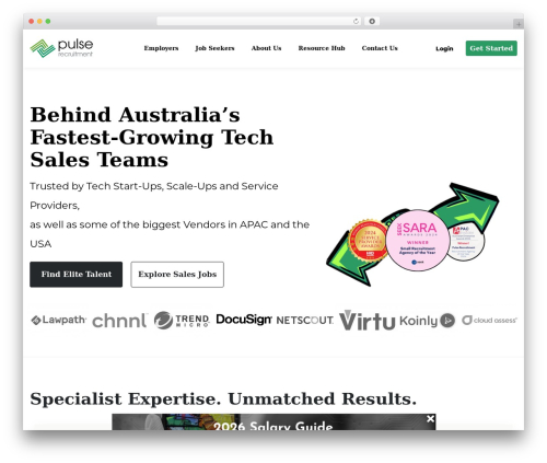 Beaver Builder Theme WordPress theme - pulserecruitment.com.au