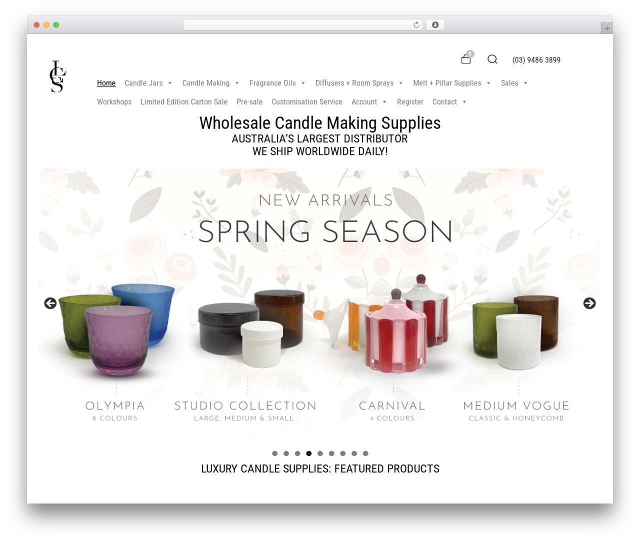 Best WordPress theme XClean - luxurycandlesupplies.com