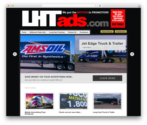 Debut WordPress theme - lhtads.com