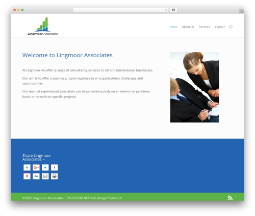 Divi WordPress theme - lingmoorassociates.com