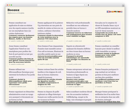 Esteem WordPress theme - boozox.net