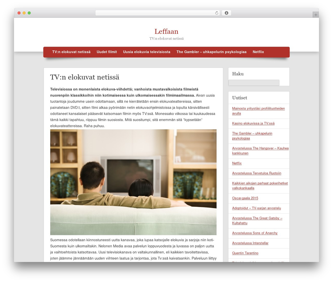 Frente premium WordPress theme - leffaan.com Frente premium WordPress theme - leffaan.com