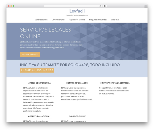 Hello Pro theme WordPress - leyfacil.com
