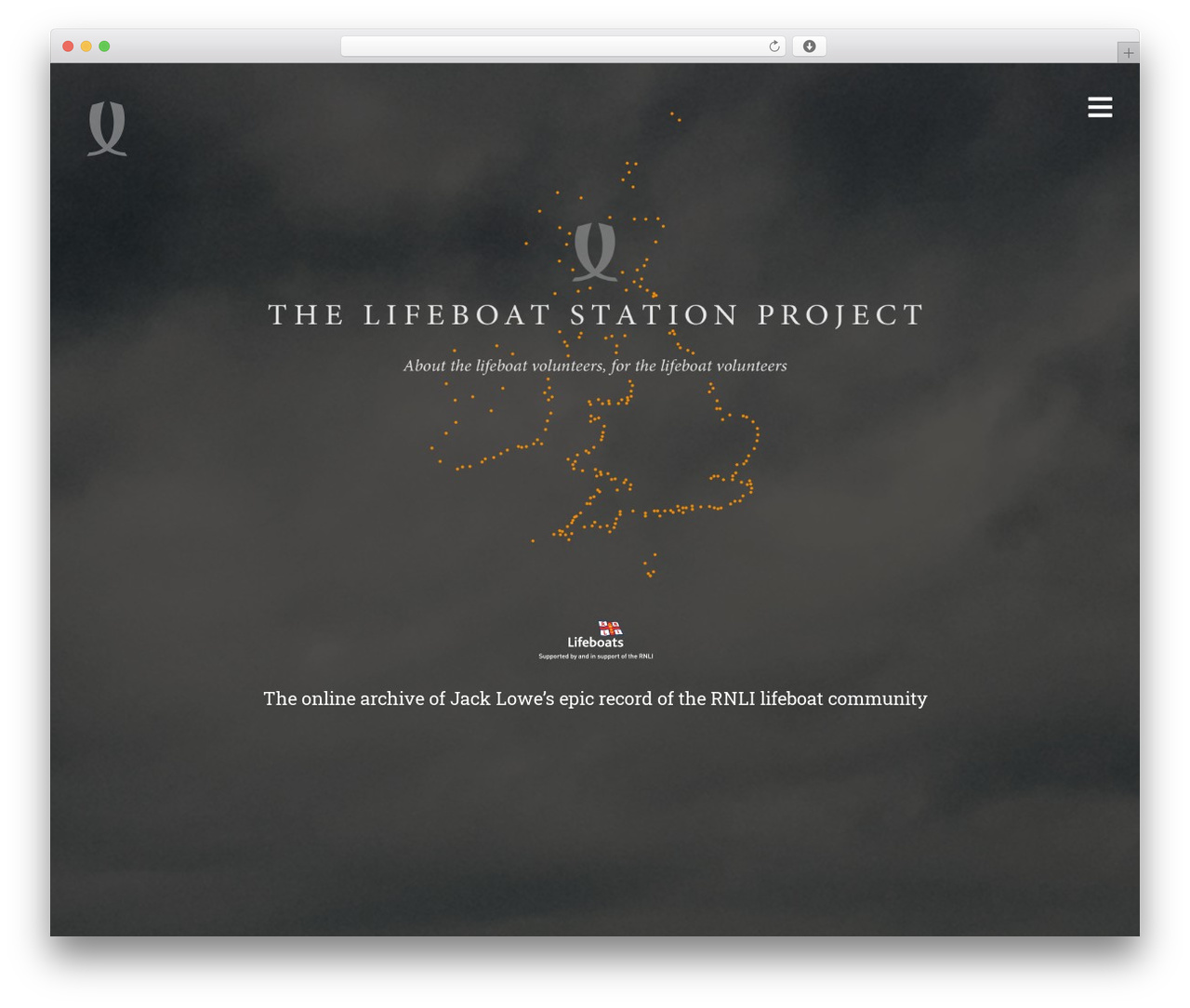 Ink WordPress theme - lifeboatstationproject.com
