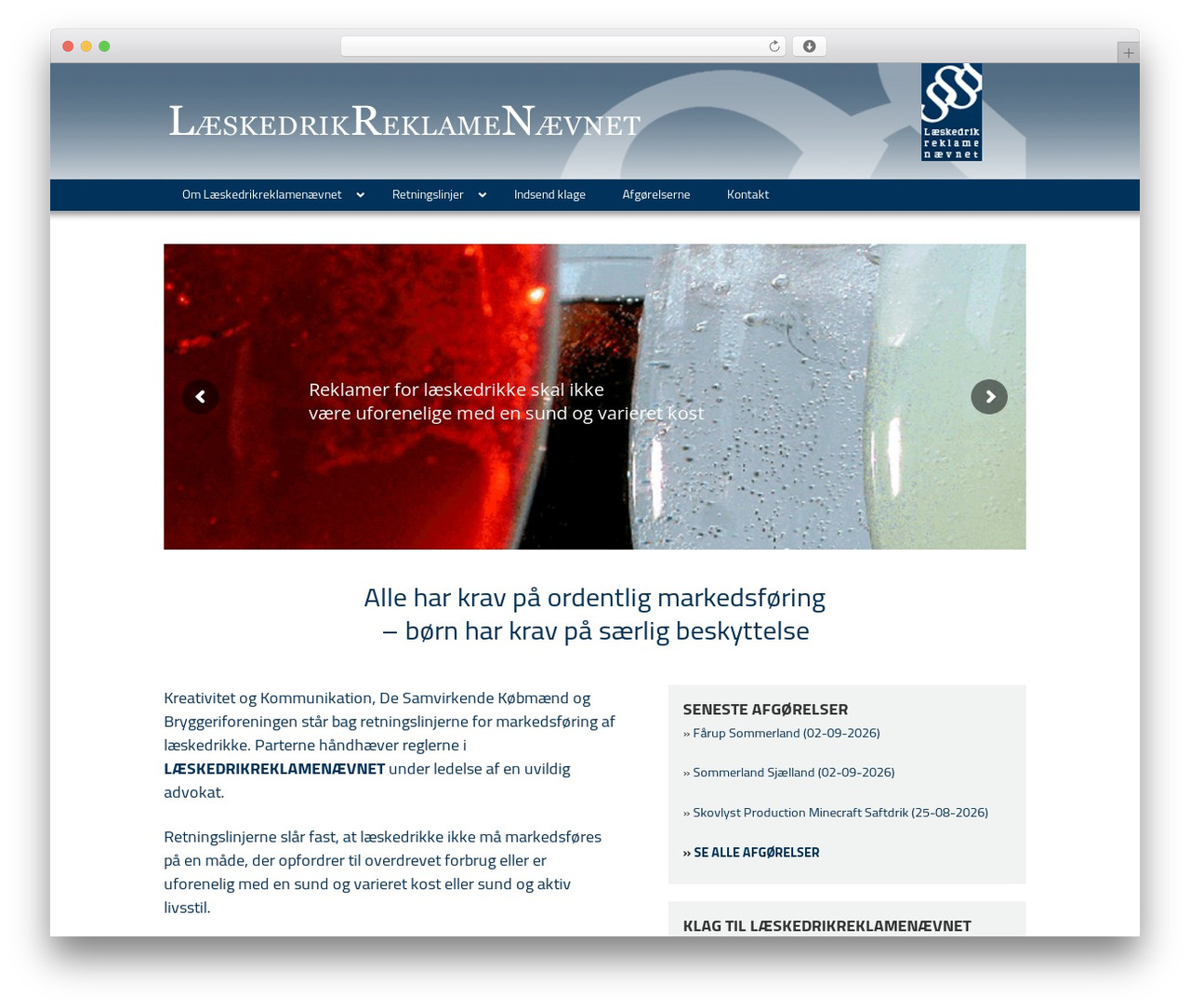 LDRN WordPress theme design - laeskedrikreklamenaevn.dk LDRN WordPress theme design - laeskedrikreklamenaevn.dk
