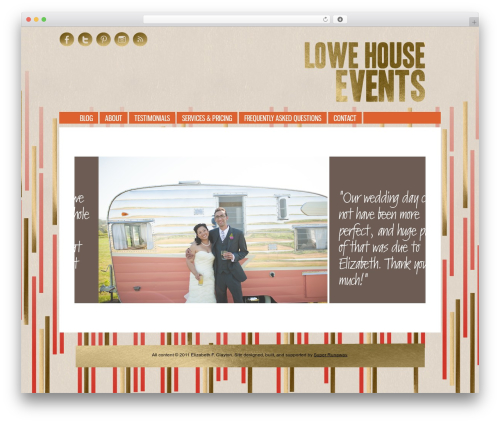 Lowe House Creative theme WordPress - lowehousecreative.com
