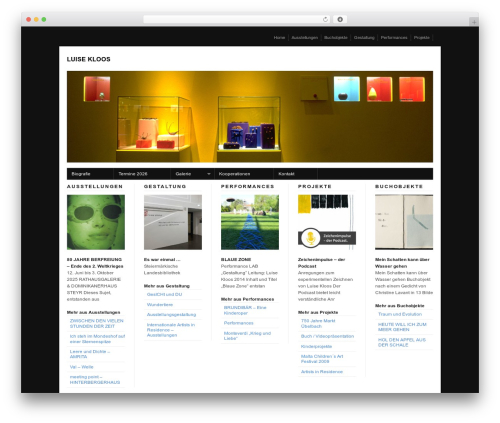 Modularity best WordPress theme - luisekloos.at