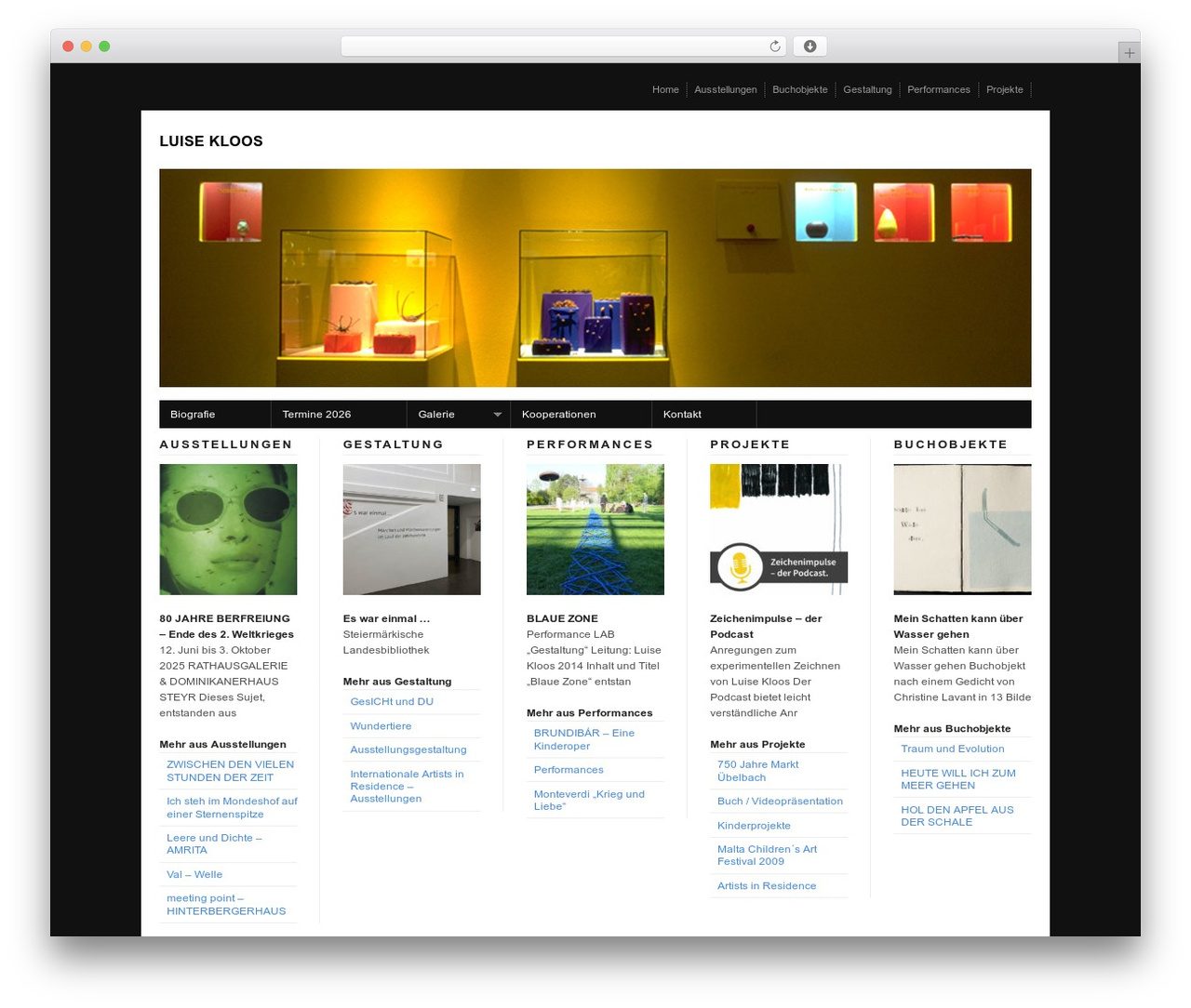 Modularity best WordPress theme - luisekloos.at