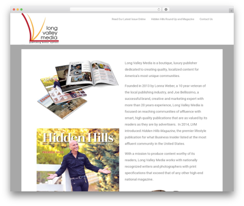 Orb best WordPress theme - longvalleymedia.com