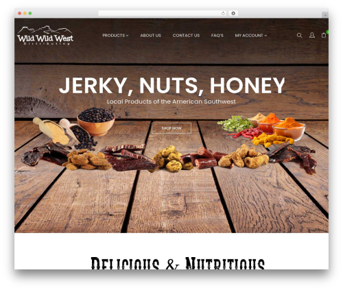 Orgafresh WordPress theme - gowildwildwest.com