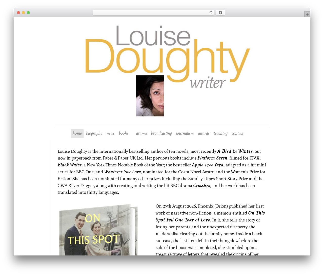 PageLines Framework premium WordPress theme - louisedoughty.com