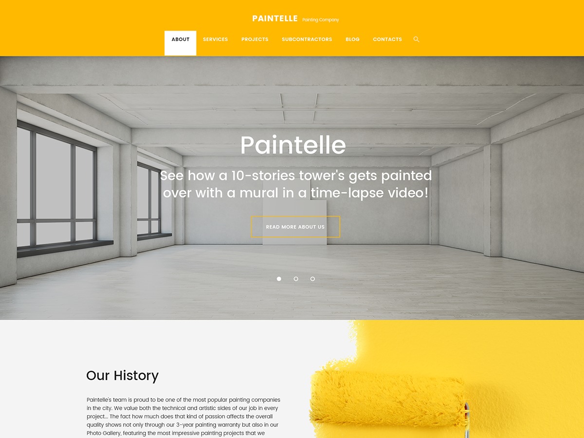 Paintelle WordPress theme Paintelle WordPress theme