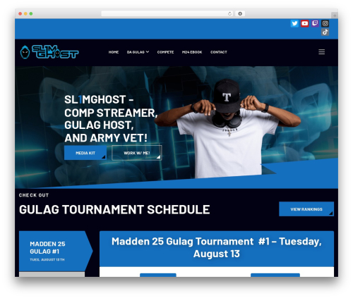 Playrex best WordPress theme - sl1mghost.com