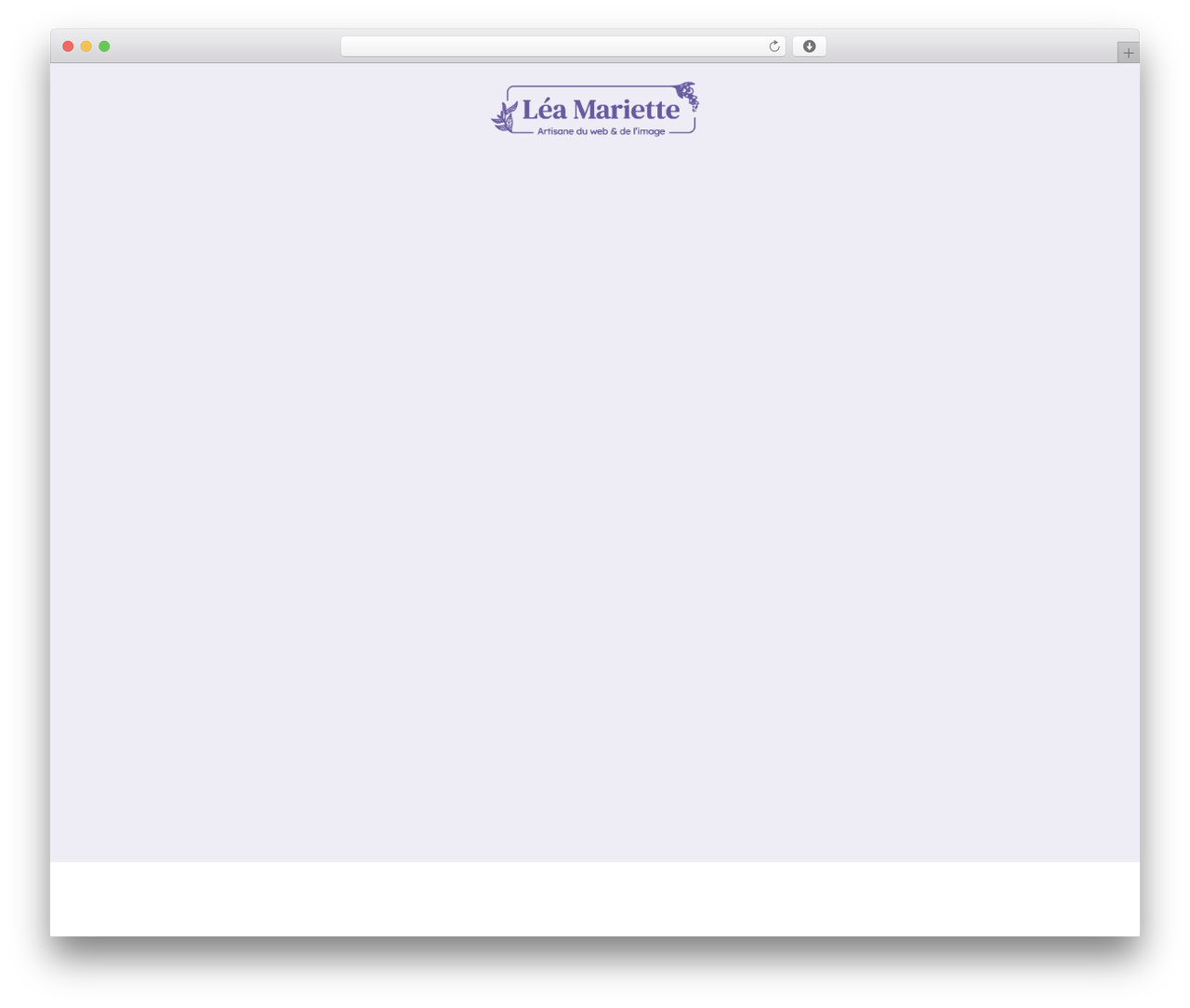 Salient WordPress theme - leamariette.fr