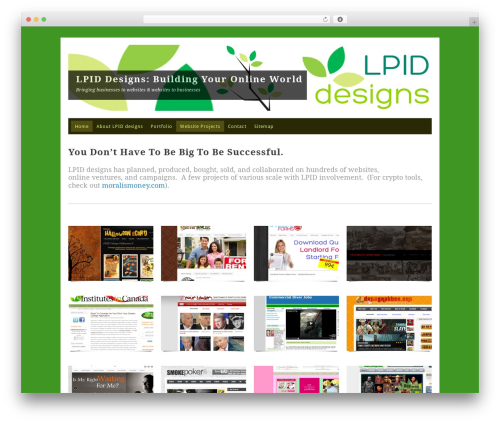 Slim WordPress Theme WordPress theme - lpid.ca
