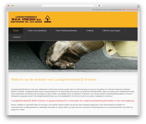 Smart IT best WordPress theme - loodgietersbedrijfvriezen.nl