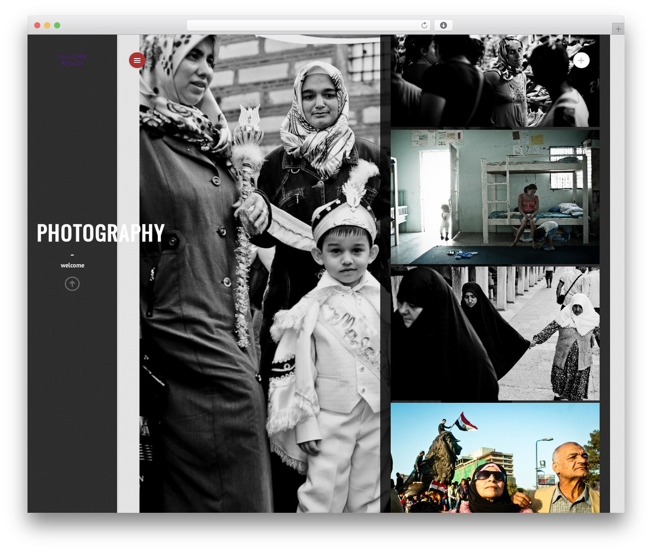 Sniper WordPress gallery theme - lauramar.com