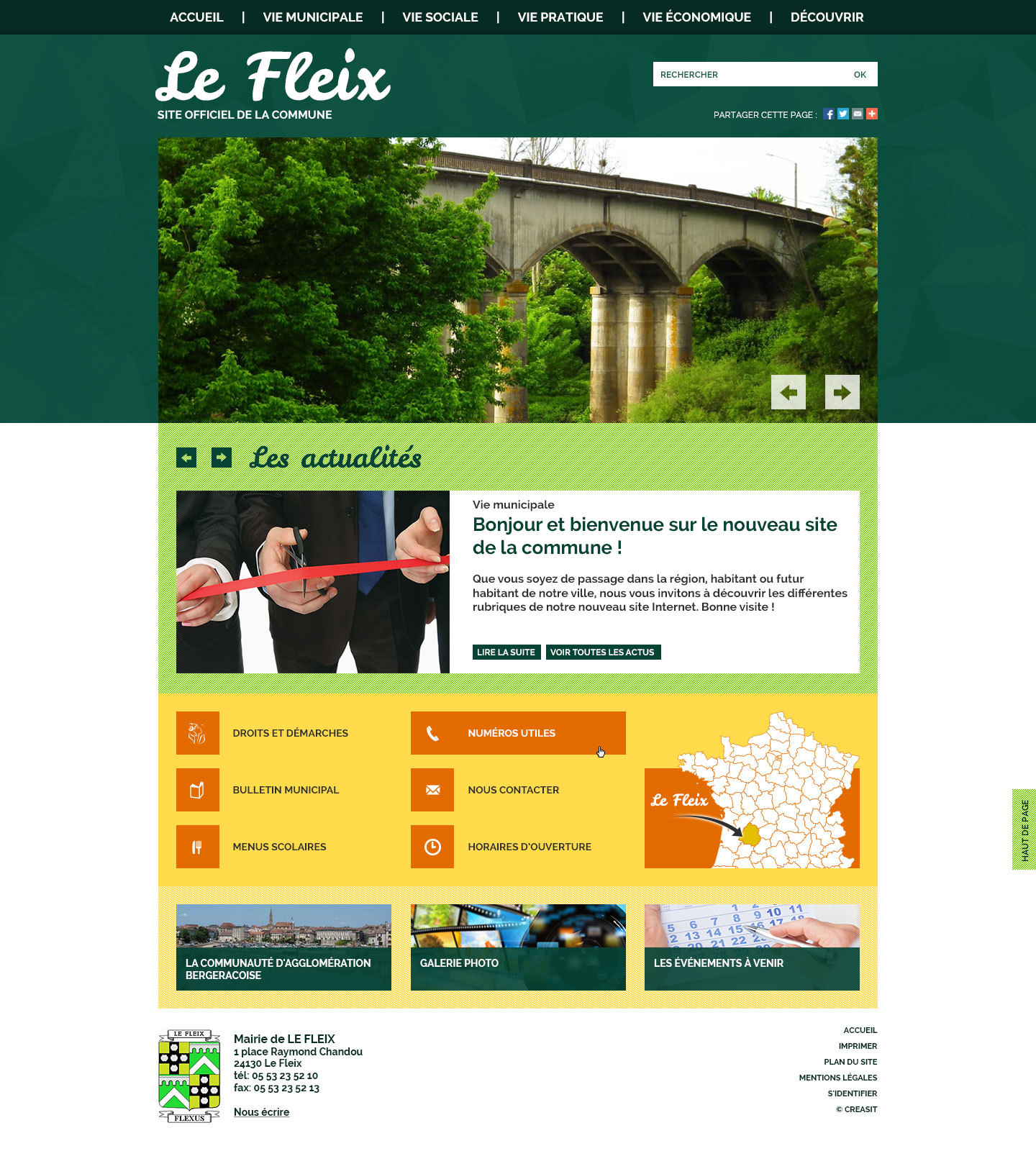 Theme WordPress Le Fleix Theme WordPress Le Fleix