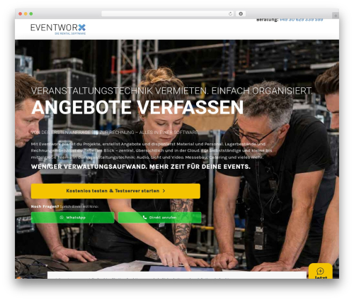 Agency options WordPress plugin - eventworx.biz