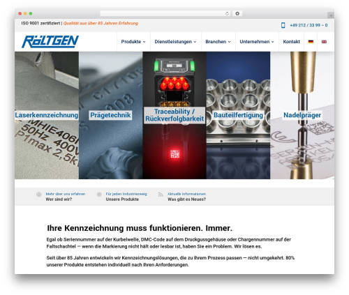 Theme WordPress Divi - www.roeltgen.de
