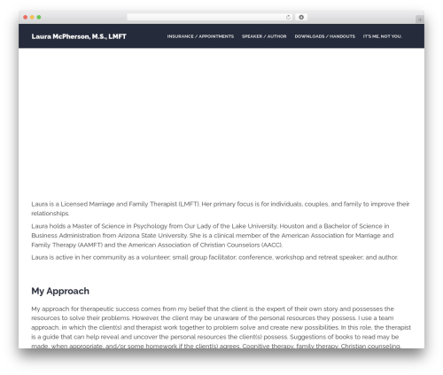 Theme WordPress Psychologist - lauramcpherson.com