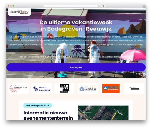 Treesign WordPress theme - vakantiespelen.nl