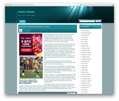 Under the Sea WordPress theme - luckystarcasino.com