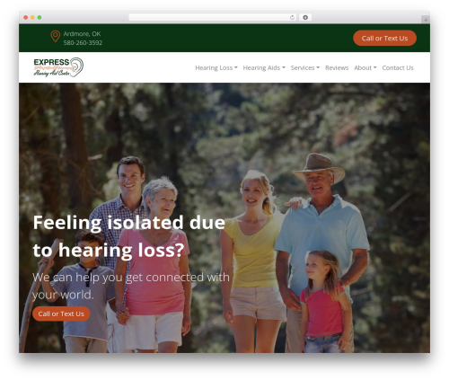 UnderStrap BUILDER WordPress ecommerce theme - expresshearingaidcenter.com