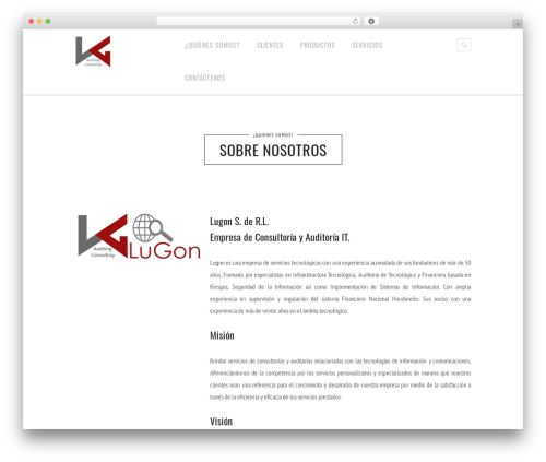 Versus OnePage WordPress WordPress theme - lugon-hn.com