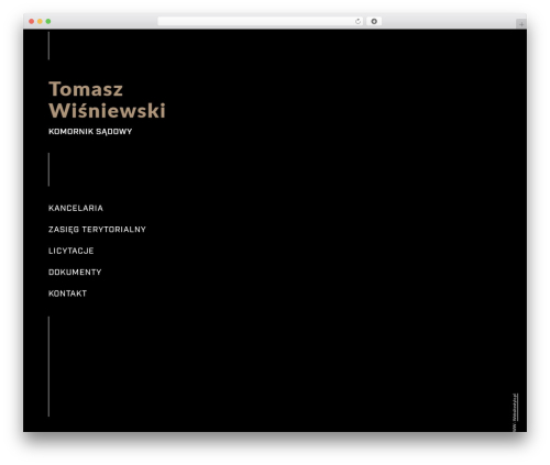 Website Style theme WordPress - komornikrybnik.pl