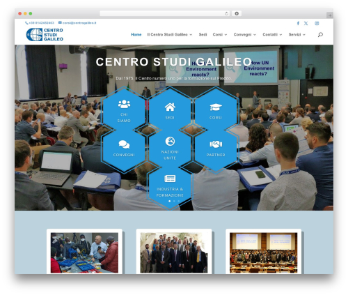 WordPress theme Divi - centrogalileo.it