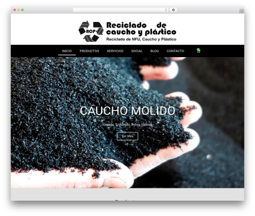WordPress theme GeneratePress - recicladodecauchoyplastico.com