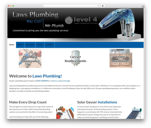 Si contact form WordPress plugin - lawsplumbing.co.za