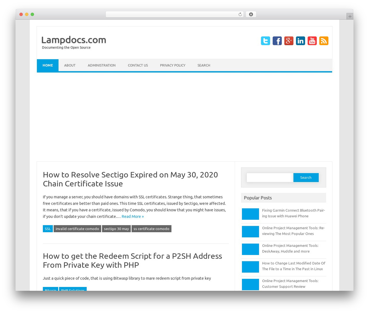 WordPress theme Iconic One Pro - lampdocs.com