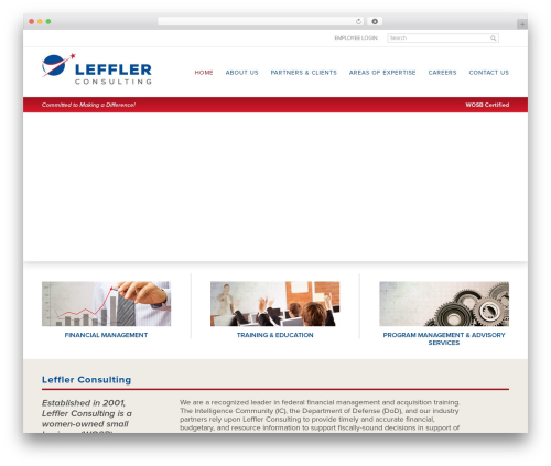 WordPress theme Leffler - lefflerconsulting.com