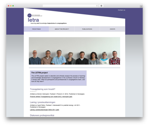 WordPress theme MF Letra (based on Starkers theme) - letra.mf.no