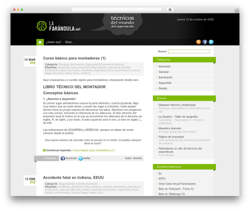Flexible lightbox WordPress plugin - lafarandula.net