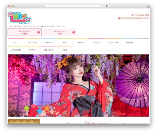 WordPress website theme cherry - lucy-rentalstudio.net