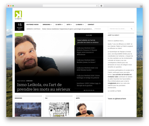 Best WordPress theme DW Focus - lafabrik.ch
