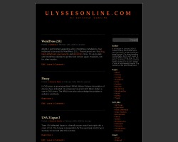 Black-LetterHead WordPress theme by Ulysses Ronquillo