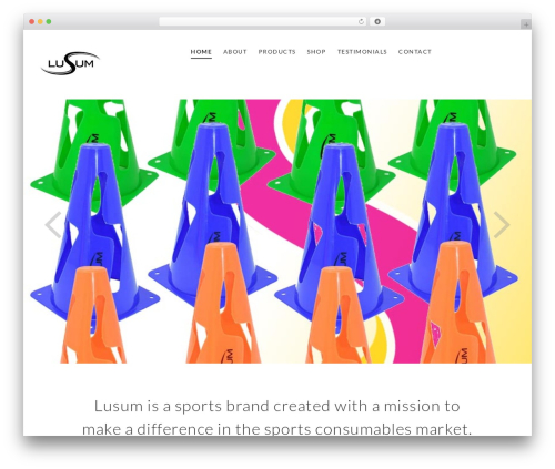 Concept theme WordPress - lusum.co.uk