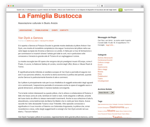 Debut theme WordPress - lafamigliabustocca.org