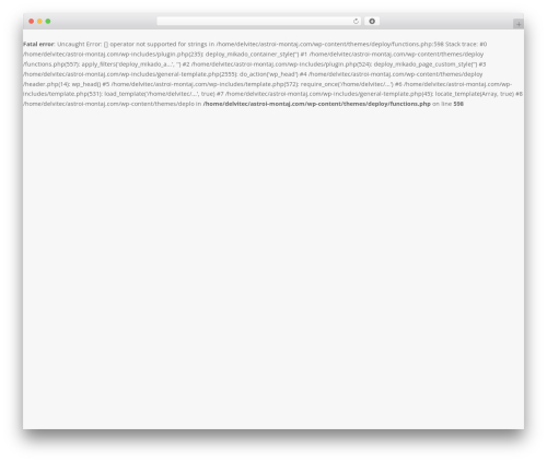 Deploy theme WordPress - astroi-montaj.com