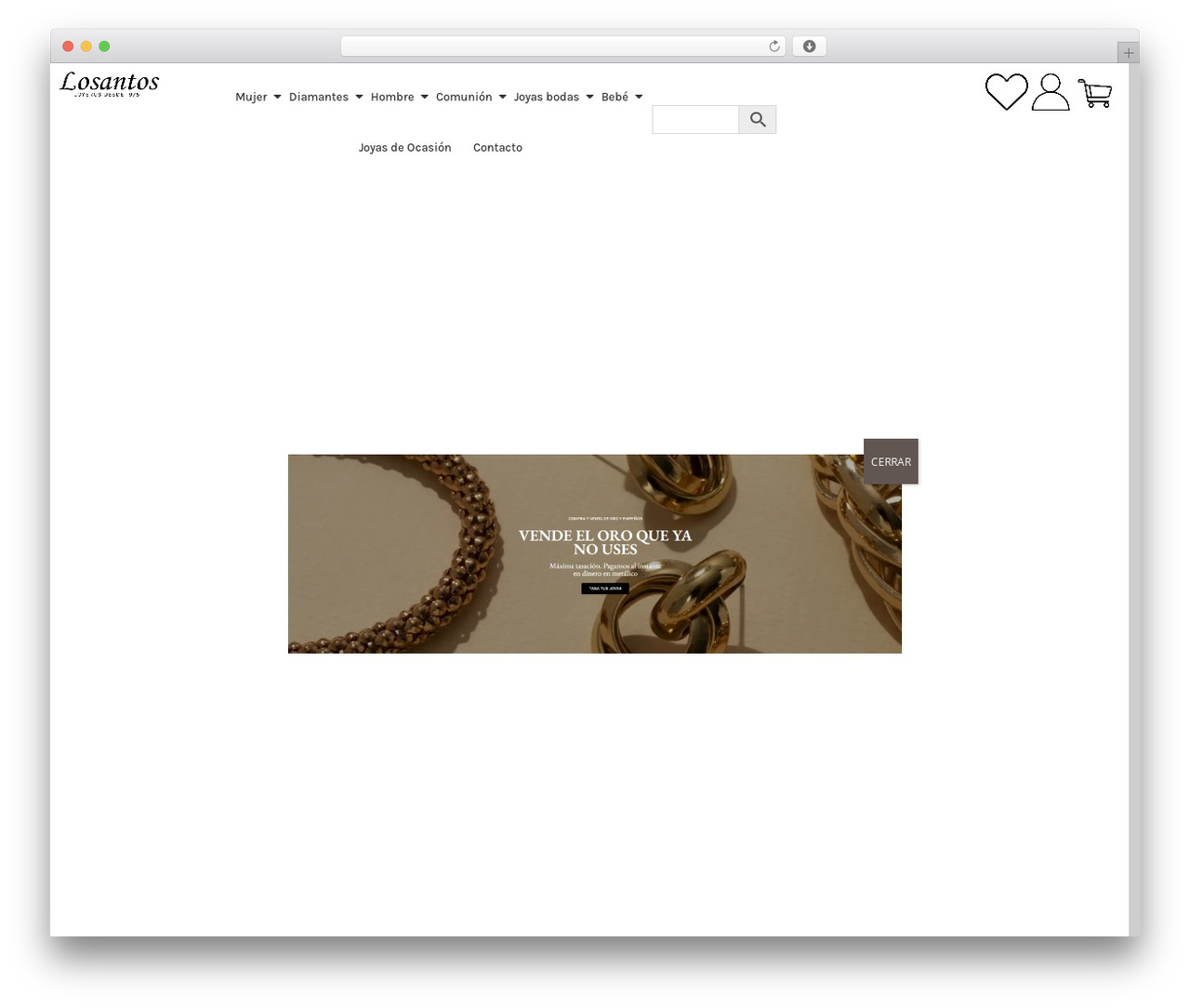Divi WordPress theme - losantosjoyeros.com