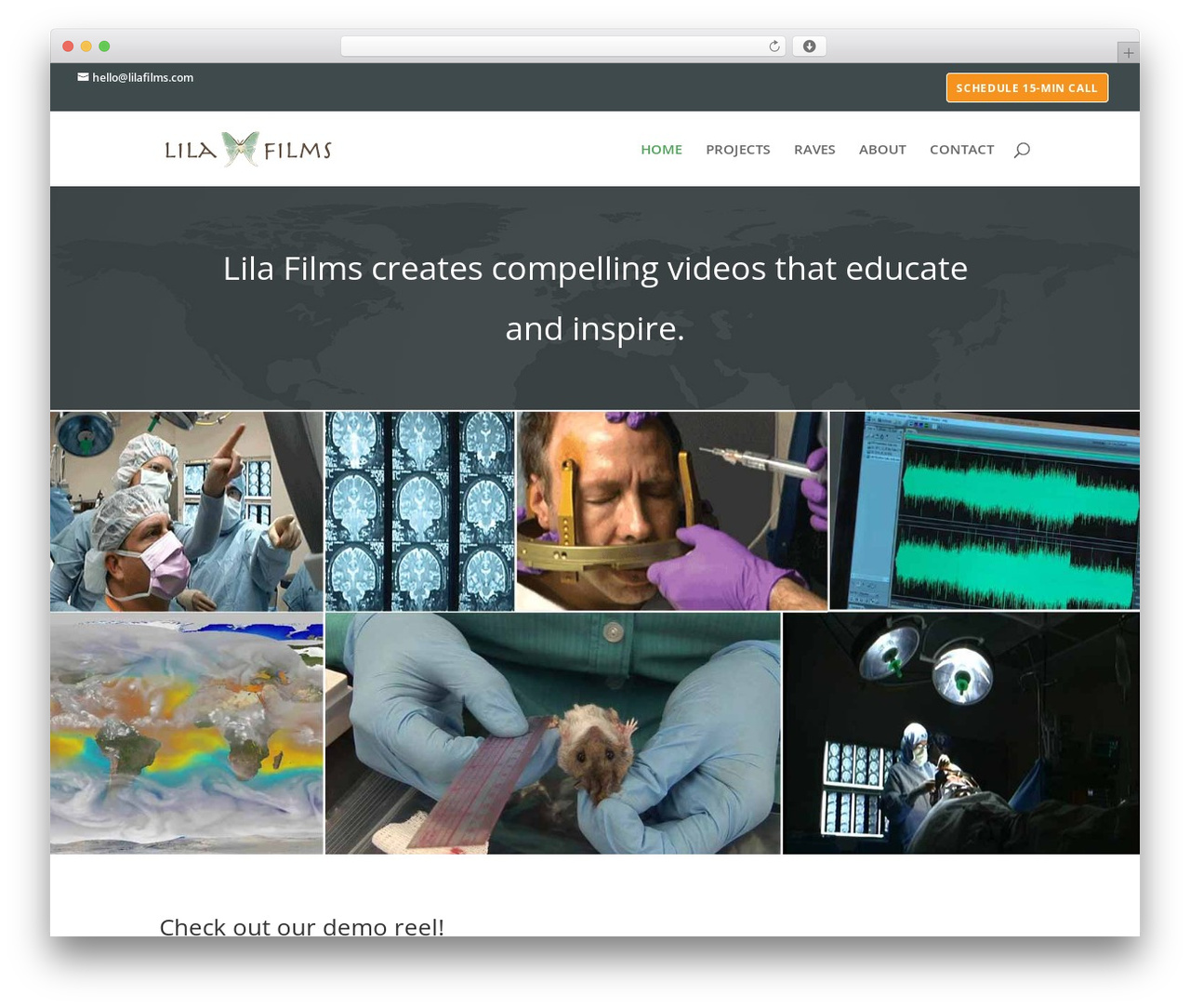 Divi WordPress video theme - lilafilms.com Divi WordPress video theme - lilafilms.com