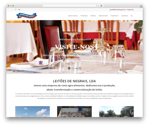 Enfold premium WordPress theme - leitoesdenegrais.pt